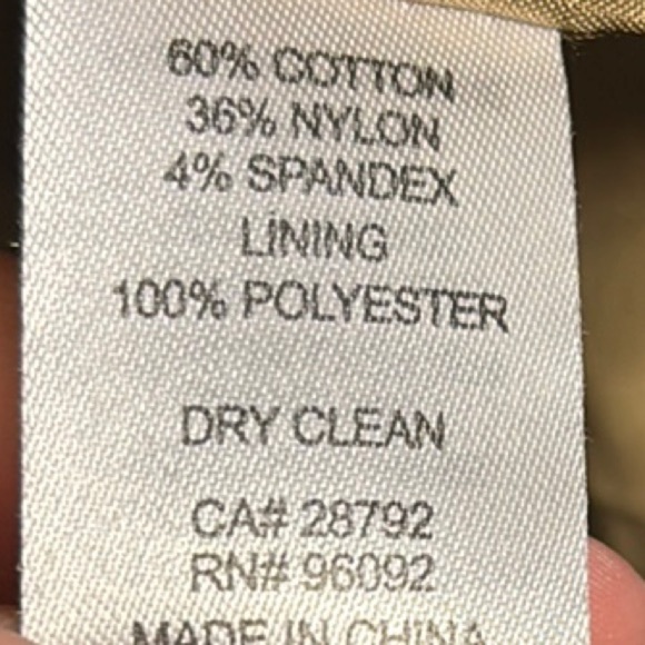 Carolina Belle Tan Double-Breasted Trench Coat - Picture 12 of 14